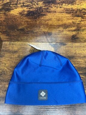 Columbia Powder Summit Beanie With Omni Heat Lining Royal Blue S/M